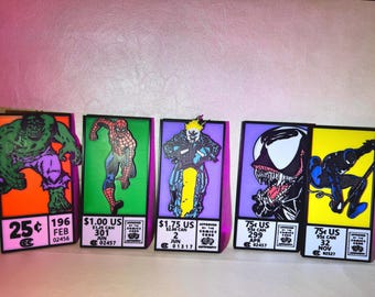 3D Printed Corner Box, Hero-Inspired Display Décor, Comic-Themed Collectible Shelf Accent, Decorative Display Piece for Collectors, HeroBox
