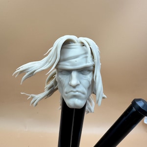 Custom Action Figure Head Sculpt of You, Custom Figure Head From Your Photo, 3D Modeled Resin Print, 1/12 1/10 1/6 Scale image 20