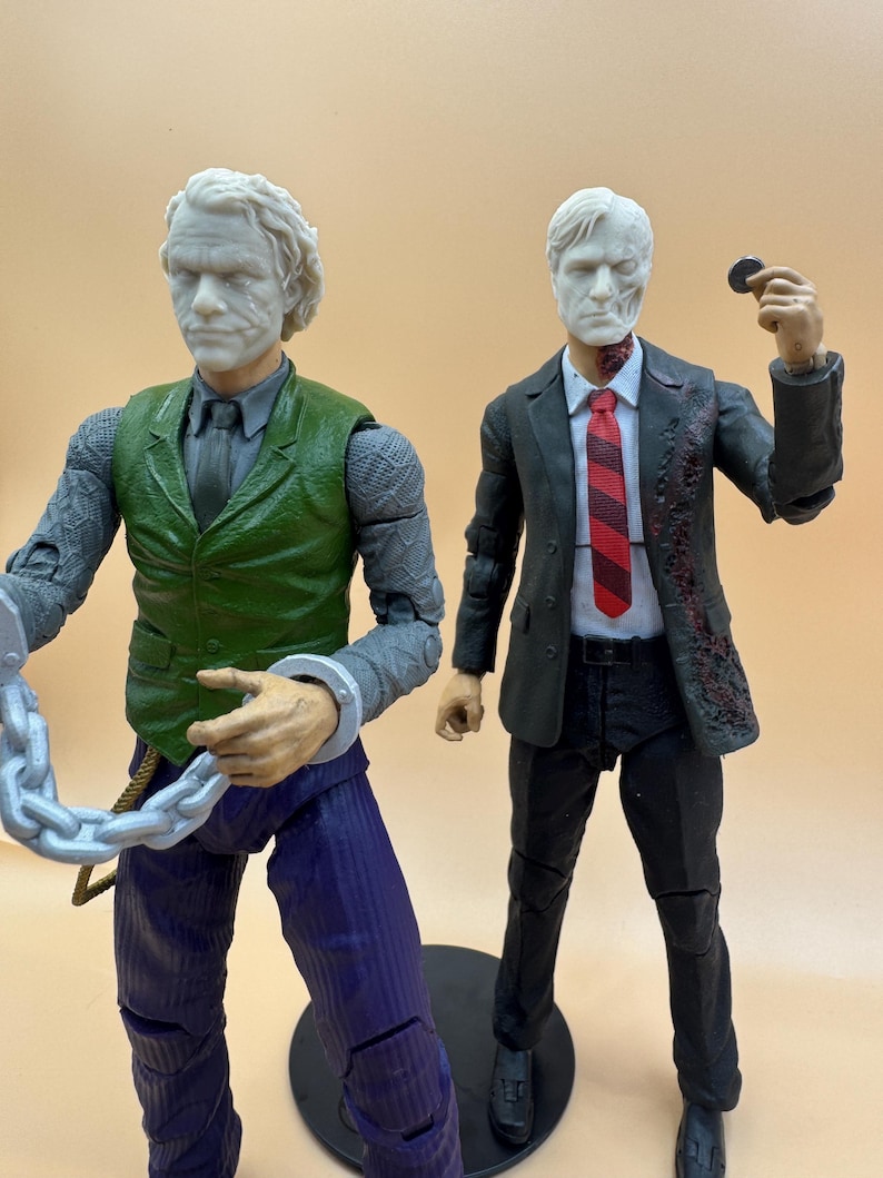 Custom Action Figure Head Sculpt of You, Custom Figure Head From Your Photo, 3D Modeled Resin Print, 1/12 1/10 1/6 Scale image 10