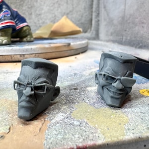 Custom Action Figure Head Sculpt of You, Custom Figure Head From Your Photo, 3D Modeled Resin Print, 1/12 1/10 1/6 Scale image 19