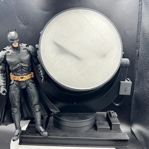 Action Figure 1/12 and 1/10 Scale Accessories 3d Printed Floodlight Signal Action Figure Accessories for Toys, Light Up Accessory