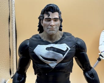 Solar Man Head Sculpt, Custom Action Figure Head Sculpt, 1/12 Scale 1/10 1/6, 3D Printed Resin Accessory