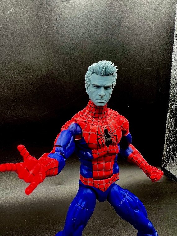 Sculpture de tête inspirée de Peter Parker Spider-Man personnalisé, Marvel  Legends, Andrew Garfield, MCU SpiderMan No Way Home, 6 Head Sculpt, Hasbro  -  France