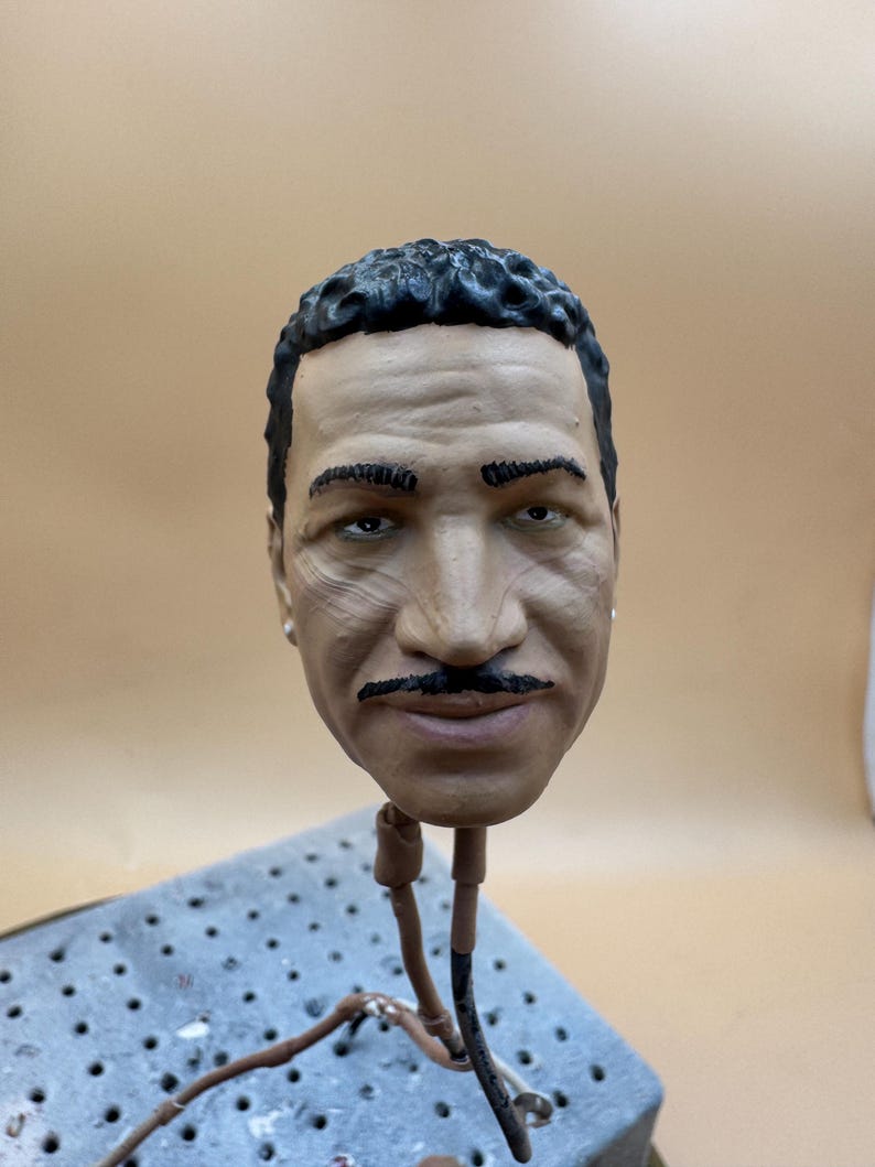 Custom Action Figure Head Sculpt of You, Custom Figure Head From Your Photo, 3D Modeled Resin Print, 1/12 1/10 1/6 Scale image 13