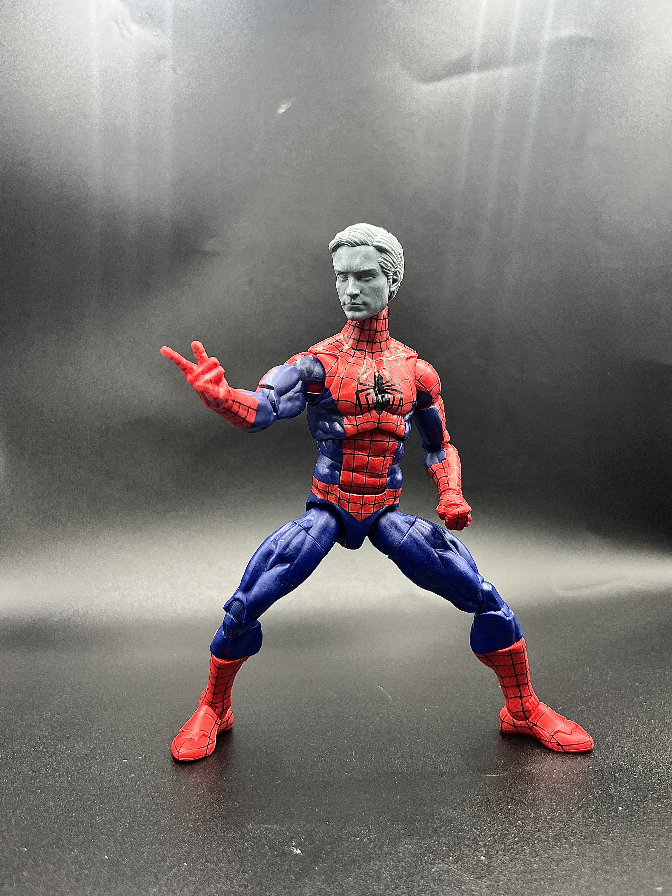 Custom Spider 1 Inspired Head Sculpt, Marvel Legends Scale, Action ...