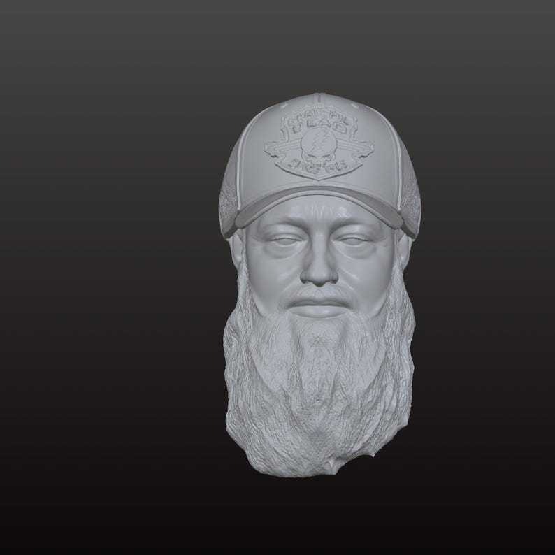 Custom Action Figure Head Sculpt of You, Custom Figure Head From Your Photo, 3D Modeled Resin Print, 1/12 1/10 1/6 Scale image 11