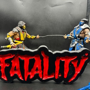 Customizable 3D Printed LOGO or TEXT DESIGN, Action Figure 1/12 / 1/10 Scale, 3d Printed Sign, Movies, Games, Comics, Action Figure Display