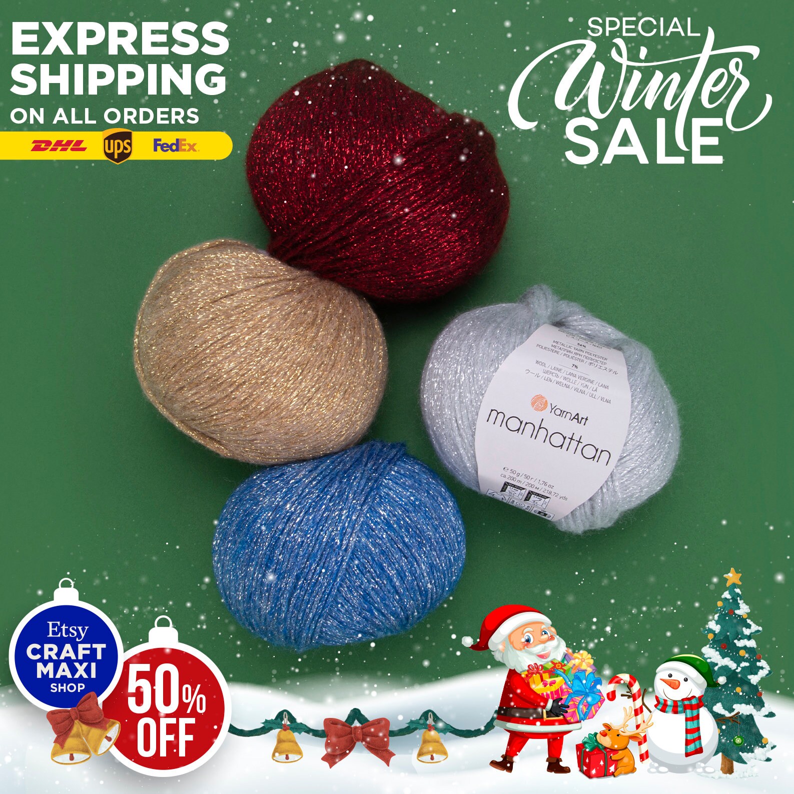 Etsy yarn sale deals