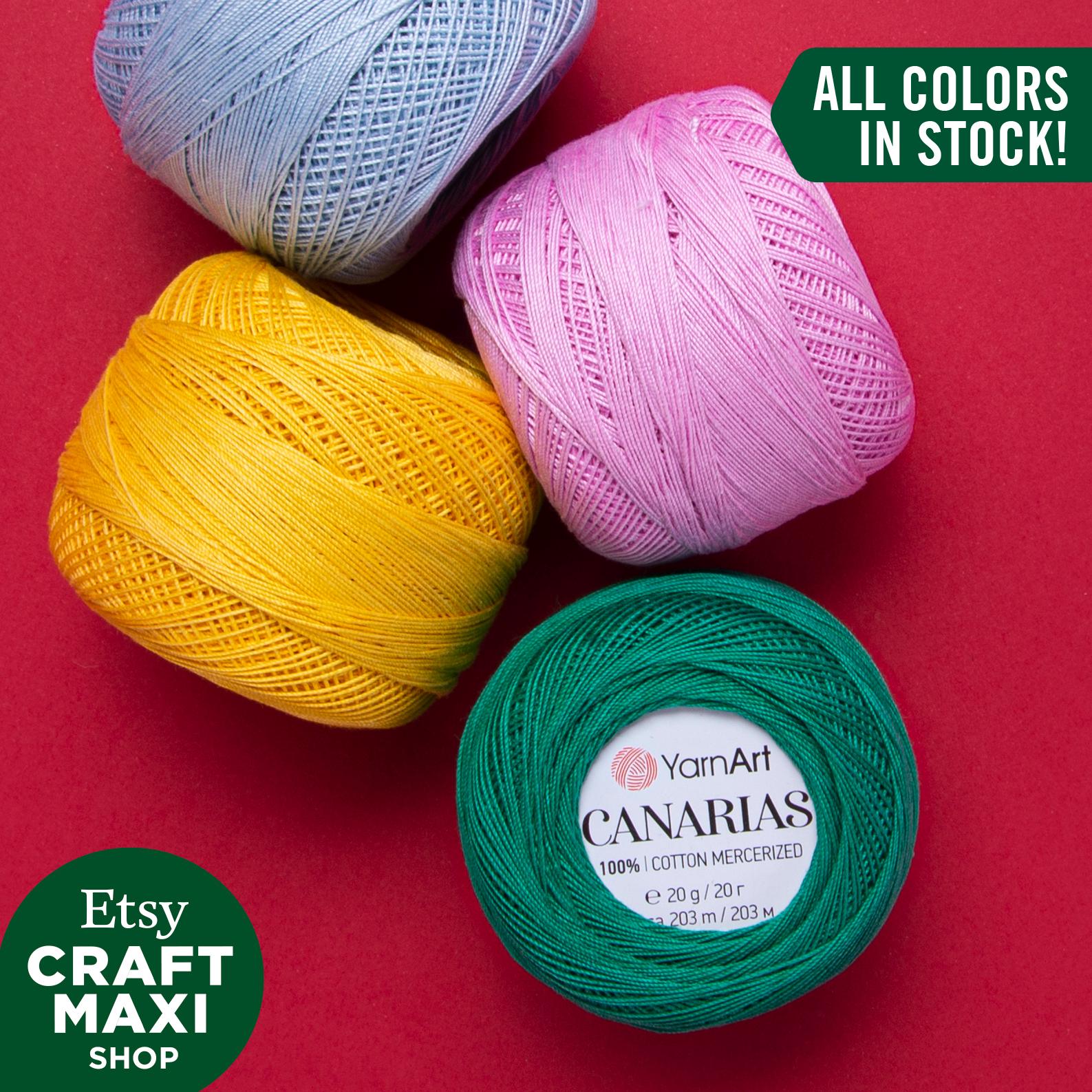 Yarnart Canarias: 100% Mercerized Cotton Superfine Fingering Lace