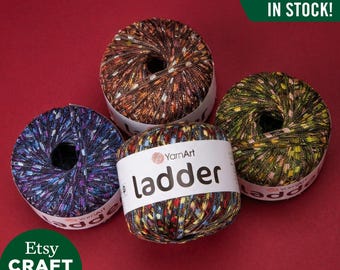 YarnArt Ladder：カラフルなリボンアクセサリーヤーン編み物かぎ針編み夏物