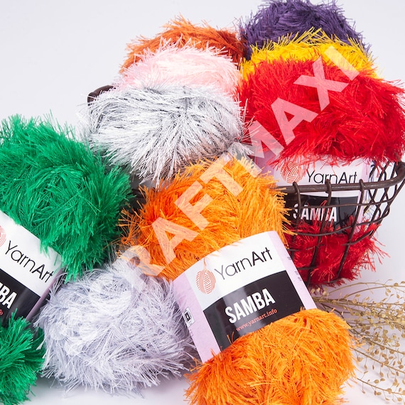 Yarnart Rumba Glittery Knitting Yarn Fluffy Yarn Fancy Yarn Furry Yarn Fantasy Yarn Eyelash Yarn 174.98 Yds Decoration Yarn 3.52 Oz Yarnart Rumba Glittery Knitting Yarn Fluffy Yarn Fancy Yarn Furry Yarn Fantasy Yarn Eyelash Yarn 174.98 Yds Decoration Yarn 3.52 Oz