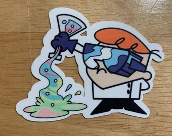 Dexter/Laboratory Sticker