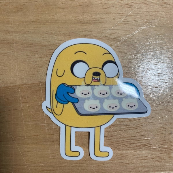 Jake/Finn Cakes (Adventure Time) Sticker