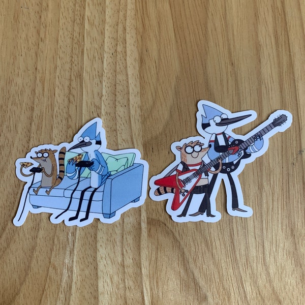 Mordecai & Rigby/Regular Show Sticker Pack of 2