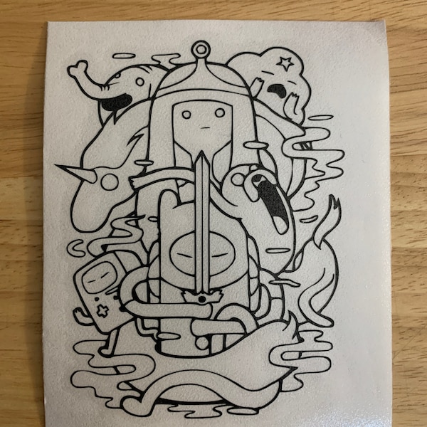 Adventure Time Vinyl Decal