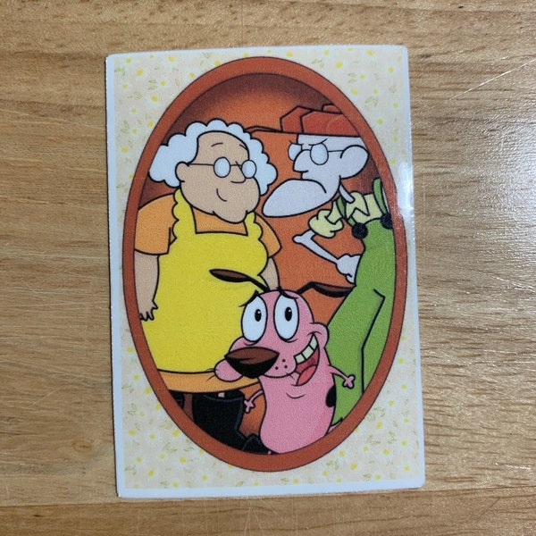Courage,Muriel&Eustace/Courage The Cowardly Dog Sticker