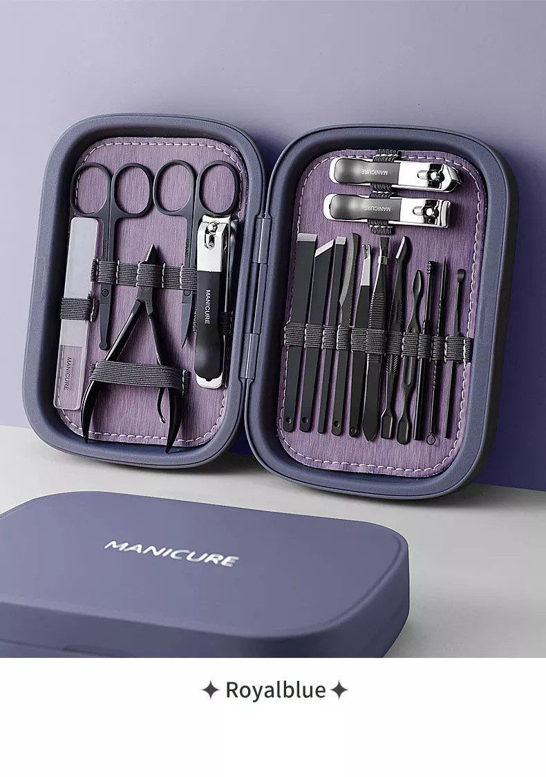 High Quality 10 Piece Stainless Steel Hand and Foot Nail Kit Care ,  Pedicure Set, Nail Clippers Travel & Grooming Manicure Set 
