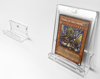 PSA CGC Graded Card Wall Mount - Clear Acrylic Floating Display for Trading Cards by Arkorus - US Tariffs Free