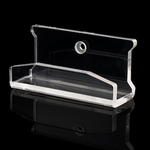 Double LP Vinyl Albums Clear Acrylic Wall Mount – Minimal Bi Fold Record Cover Display by Arkorus - US Tariffs Free