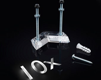 10 x Skateboard Wall Mount, skateboards mount hanger, walls display, board deck rack by Arkorus display with trucks - US Tariffs Free