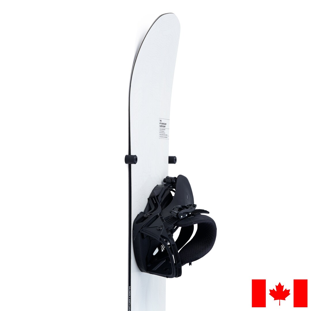 Support Mural Snowboard MEOLLO - 100% Acier - Design Élégant Pour Rangement Et Décoration