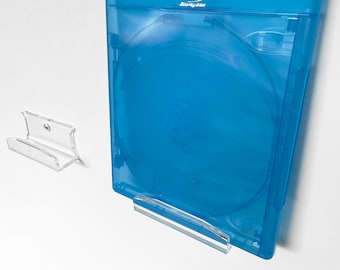 Video Game & Dvd/Blu-ray wall Mount - Clear Acrylic floating Display for PS, Xbox, Nintendo, PC, Media Cases by Arkorus - US Tariffs Free