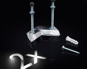 2x Skateboard Wall Mount, Skateboards Hanger, Skate deck vertical display, Floating rack by Arkorus - US Tariffs Free