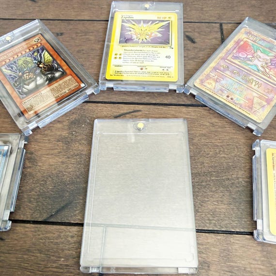 Magnetic Trading Card Case – Clear Display Protector for Sports & Collectible Cards Arkorus - US Tariffs Free