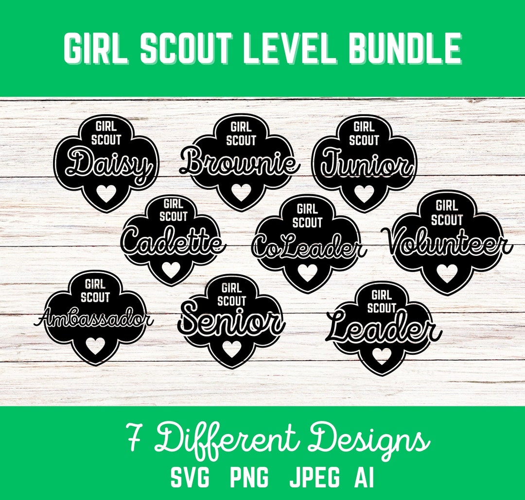 Girl Scout Level Bundle Etsy