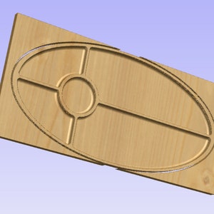 Serving platter template v carve, vcarve pro, CNC ready to cut .crv .dxf
