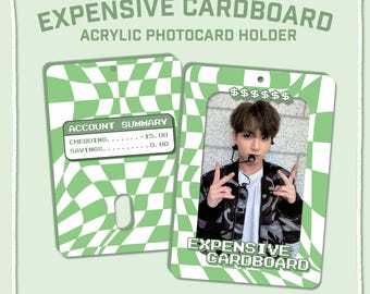Expensive Cardboard - Acrylic Photocard Holder - K-Pop/Trading Card/PC Holder