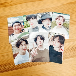 Cartes photo Bangtan Soop S1 - RM, Jin, Suga, J-Hope, Jimin, V, Jungkook