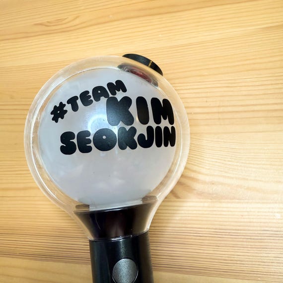 JIN ' #team Kim Seokjin' Decal for Army Bomb Lightstick - Etsy