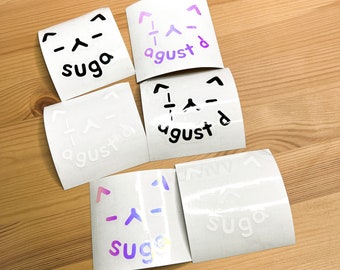 AGUST D / SUGA - Daechwita Kitty Decal - for your Bangtan Army Bomb Lightstick, Laptop, Mugs, and more!