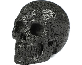 SALE!! Hot Lava Stone Skull Carving Crystal Super Realistic 2”