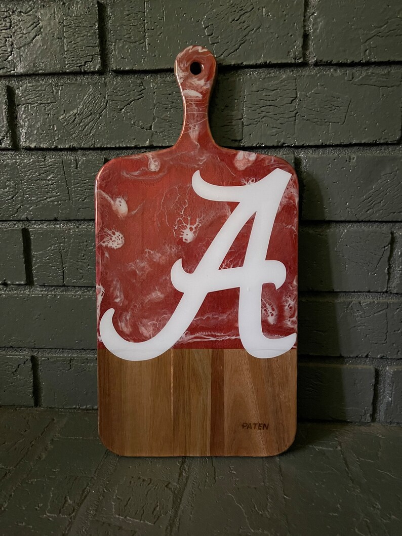 Alabama Crimson Tide Charcuterie Board Etsy