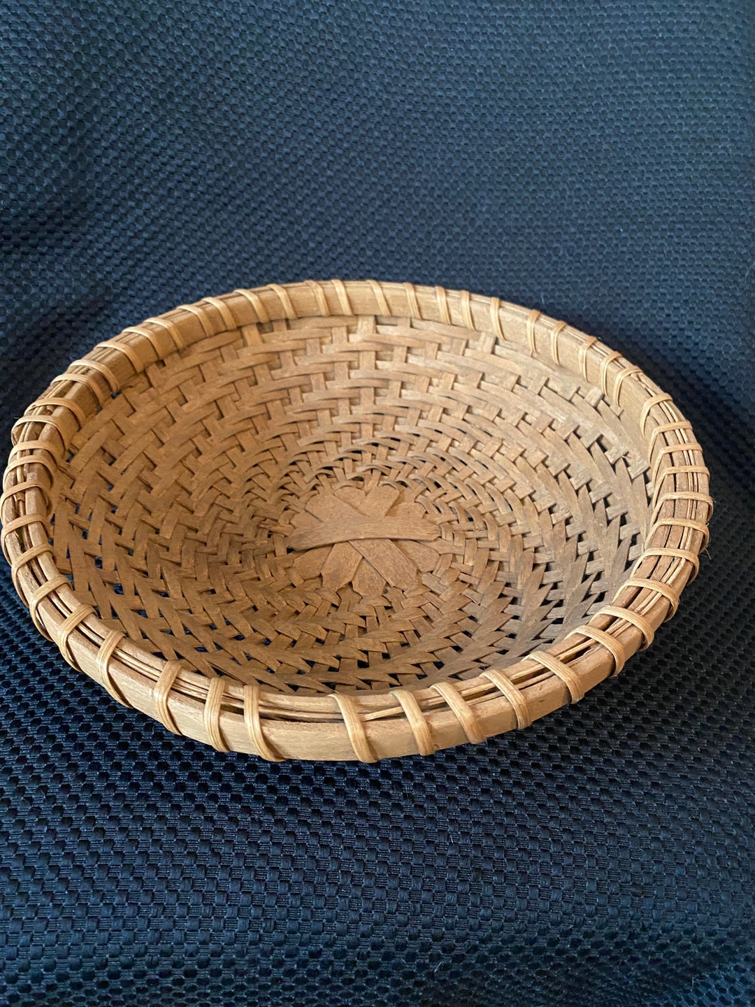 Vintage Basketville Woven Basket Country Kitchen Decor Excellent