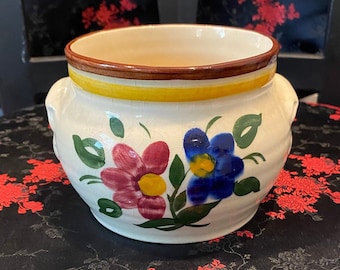 Vintage Goebel West Germany Planter Jardiniere Hand Painted Makers Mark