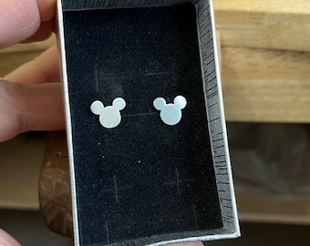 Mickey Mouse Earrings Silver
