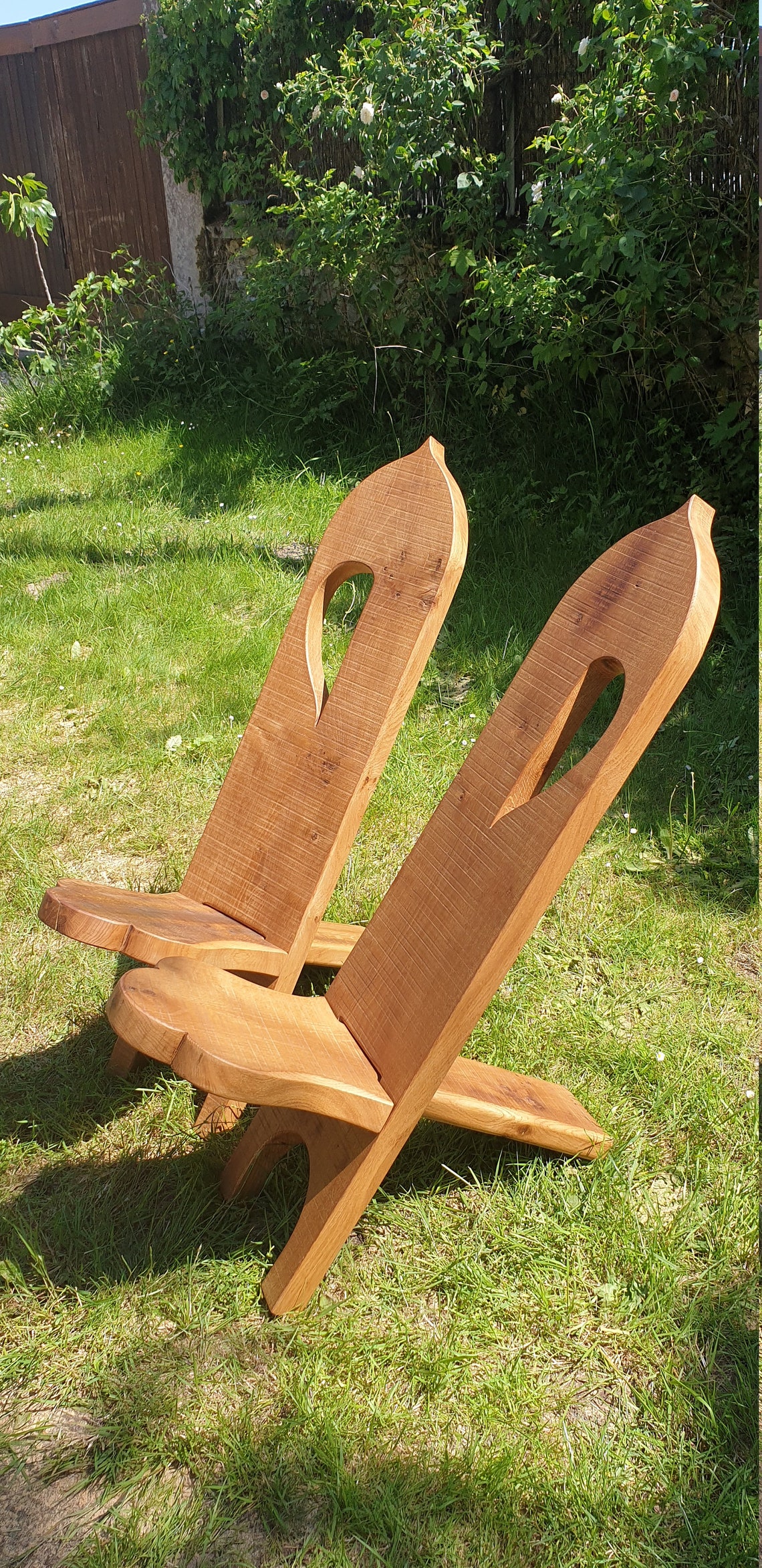 Large Viking Chairs Carved in Oak or Solid Iroko to Order Etsy UK