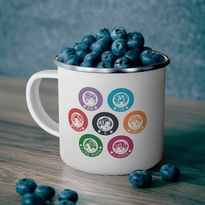 BTS Tiny Tan inspired Enamel Mug 12oz (0.35 l) Custom KPOP Cup