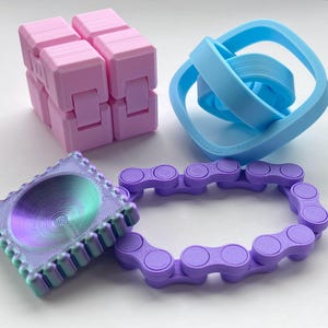 Calm Kit Fidget Bundle | Stress Relief Sensory Set, Desk Pocket Toys (UK)