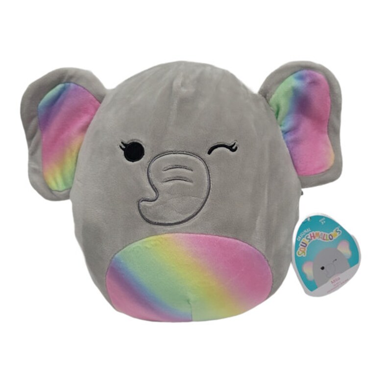 Squishmallow Elephant Rainbow 8 Inch Kellytoy Official Etsy Australia