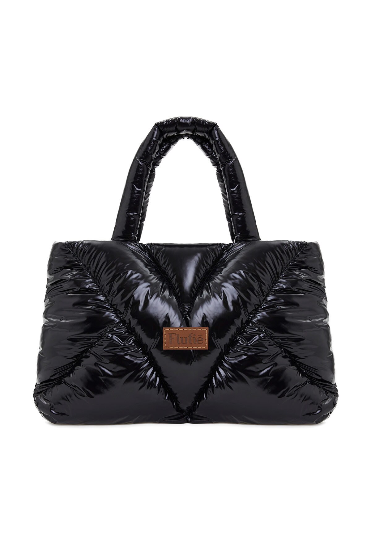 Jywmsc Puffer Umhängetasche Damen - Gesteppte Hobo Tasche Glänzend