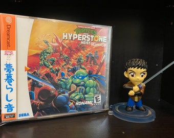 Teenage Mutant Ninja Turtles: Hyperstone Heist 'Remixed' [Sega Dreamcast] CASE & ART