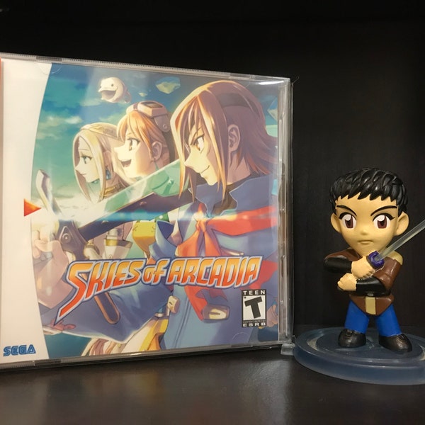 Skies of Arcadia [Sega Dreamcast] CASE & ART