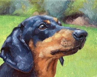 Small Custom Pet Portraits (Canvas board)