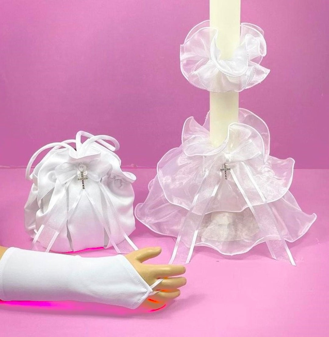 Communion Bag Candle Skirt Drip Protection Gloves Set - Etsy