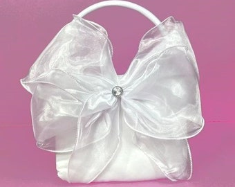 Braut Tasche Damentasche Kommuniontasche Abendtasche zum Kommunionkleid Brautkleid weiß, creme/ivory