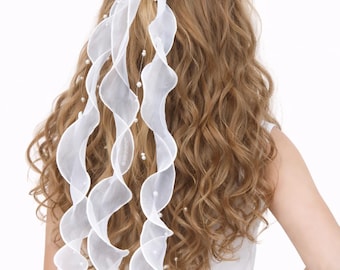 Copricapo, accessorio per capelli, cerchietto, corona per capelli per l'abito della comunione